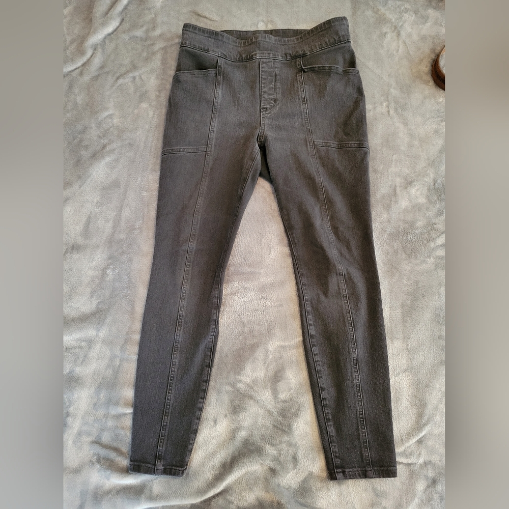 Duluth Women's Jean-Netics Pull-On Skinny Jeans Black Size 8